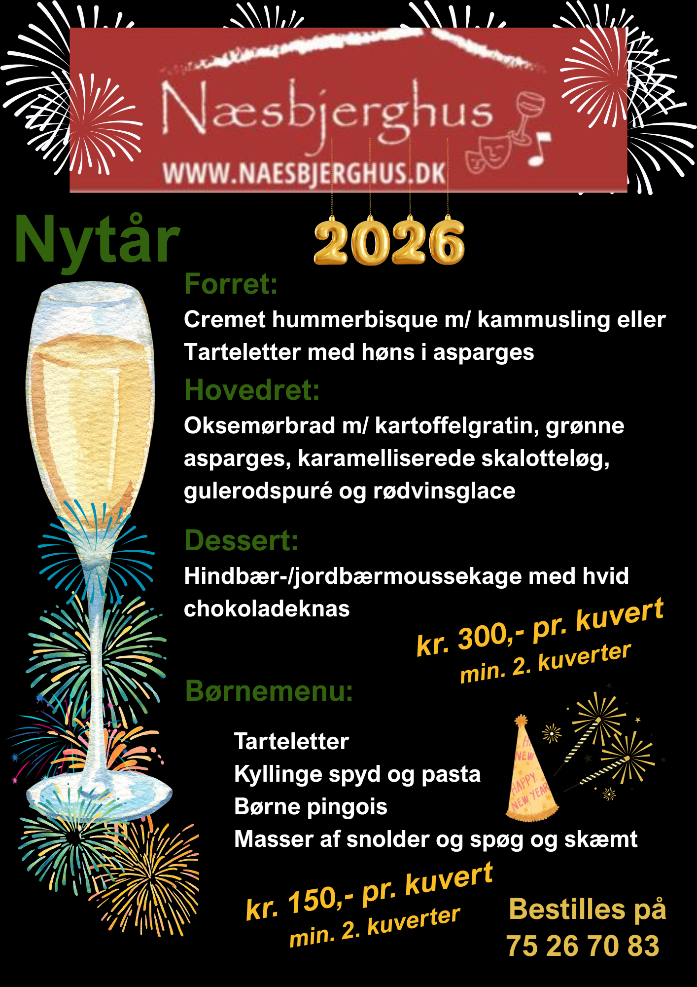 Nytårsmenu 2026
